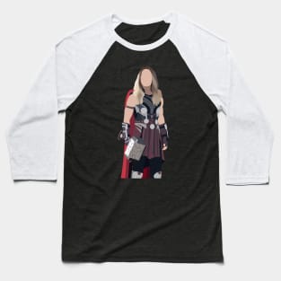 Mighty Jane Character Art Baseball T-Shirt